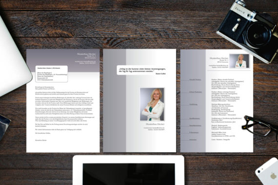 Bewerbungsdesign, das dich aus der Masse hervorhebt.