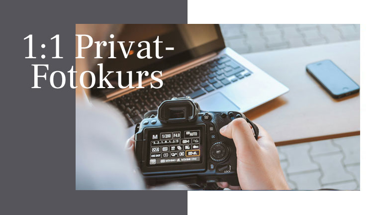 Ein 1:1 Privat-Fotokurs ist individuell planbar und zeitlich flexibel.