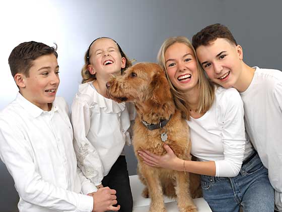 Familienshooting mit Hund