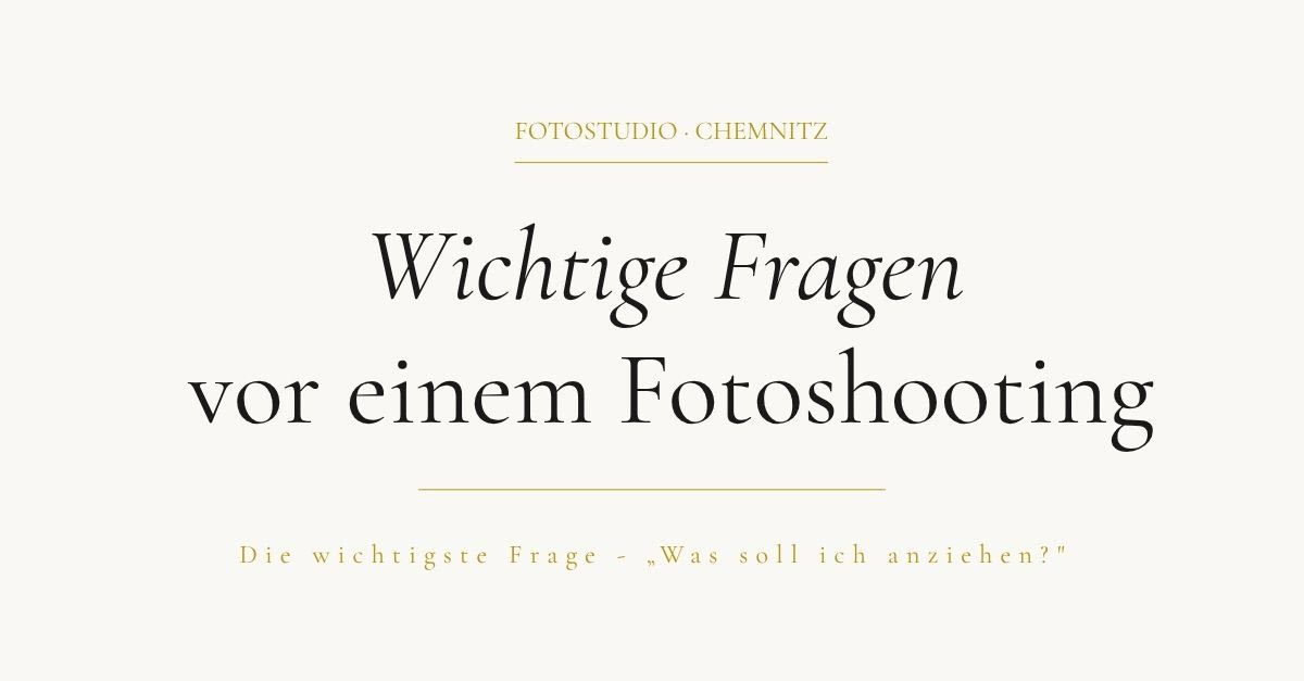 Outfit fürs Fotoshooting